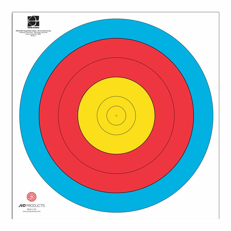 JVD Target Face Fita 80 cm Centre 5-Ring - product media